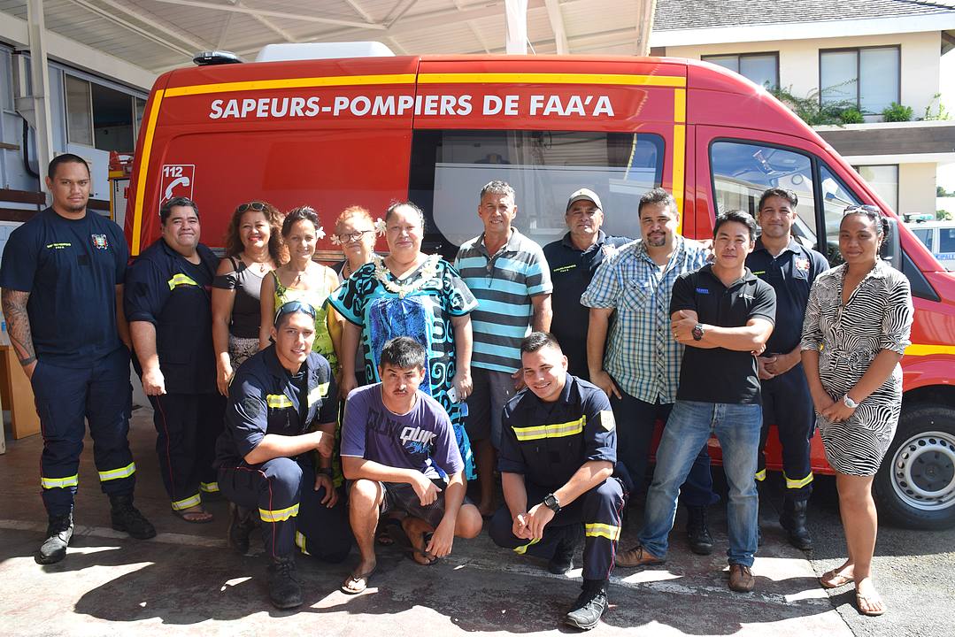 Un nouveau camion de pompiers à Faa'a