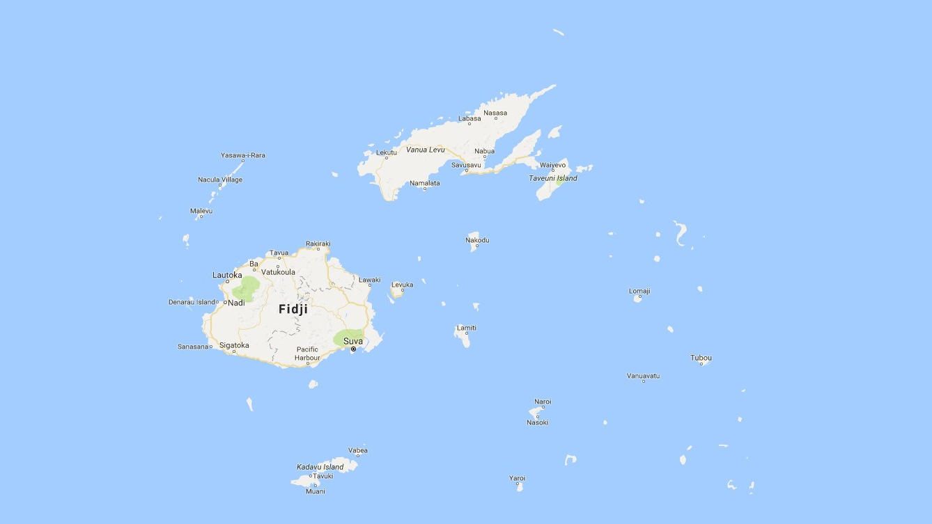 Остров фиджи на карте Остров фиджи на карте