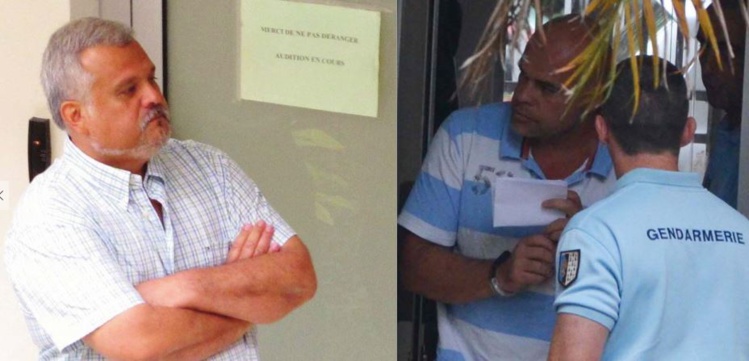 Clarenntz Vernaudon et Thierry Pageau, les deux têtes d'affiche de l'affaire Pageau.