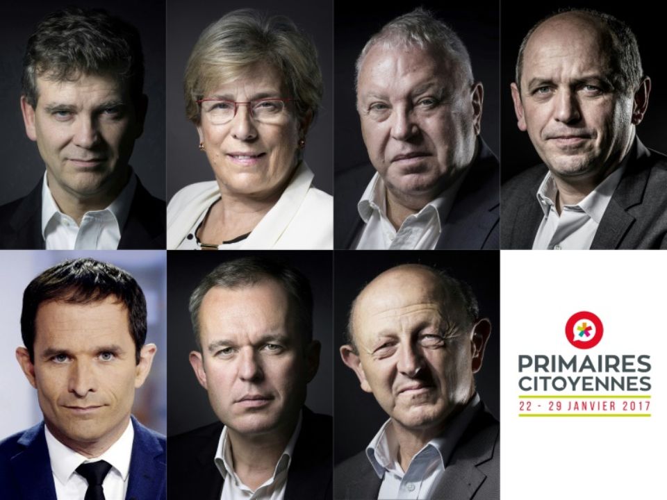 Six hommes, une femme: sept profils pour la primaire du PS
