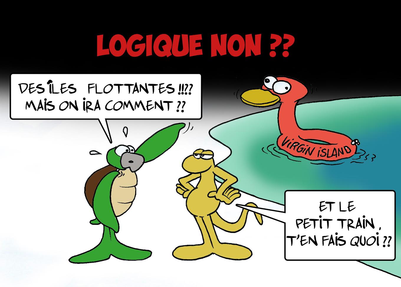 " Les îles flottantes " par Munoz