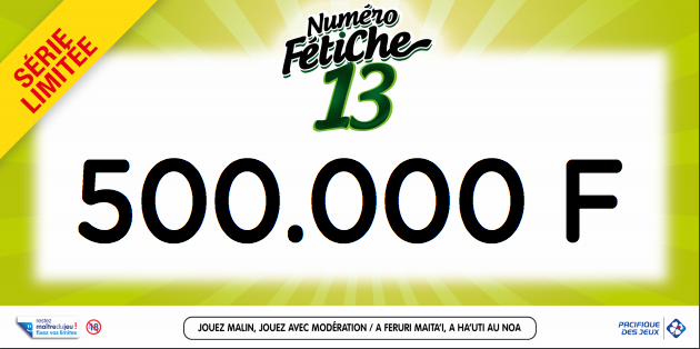 Le n° 13 a fait une heureuse à Moorea ce vendredi 13 !
