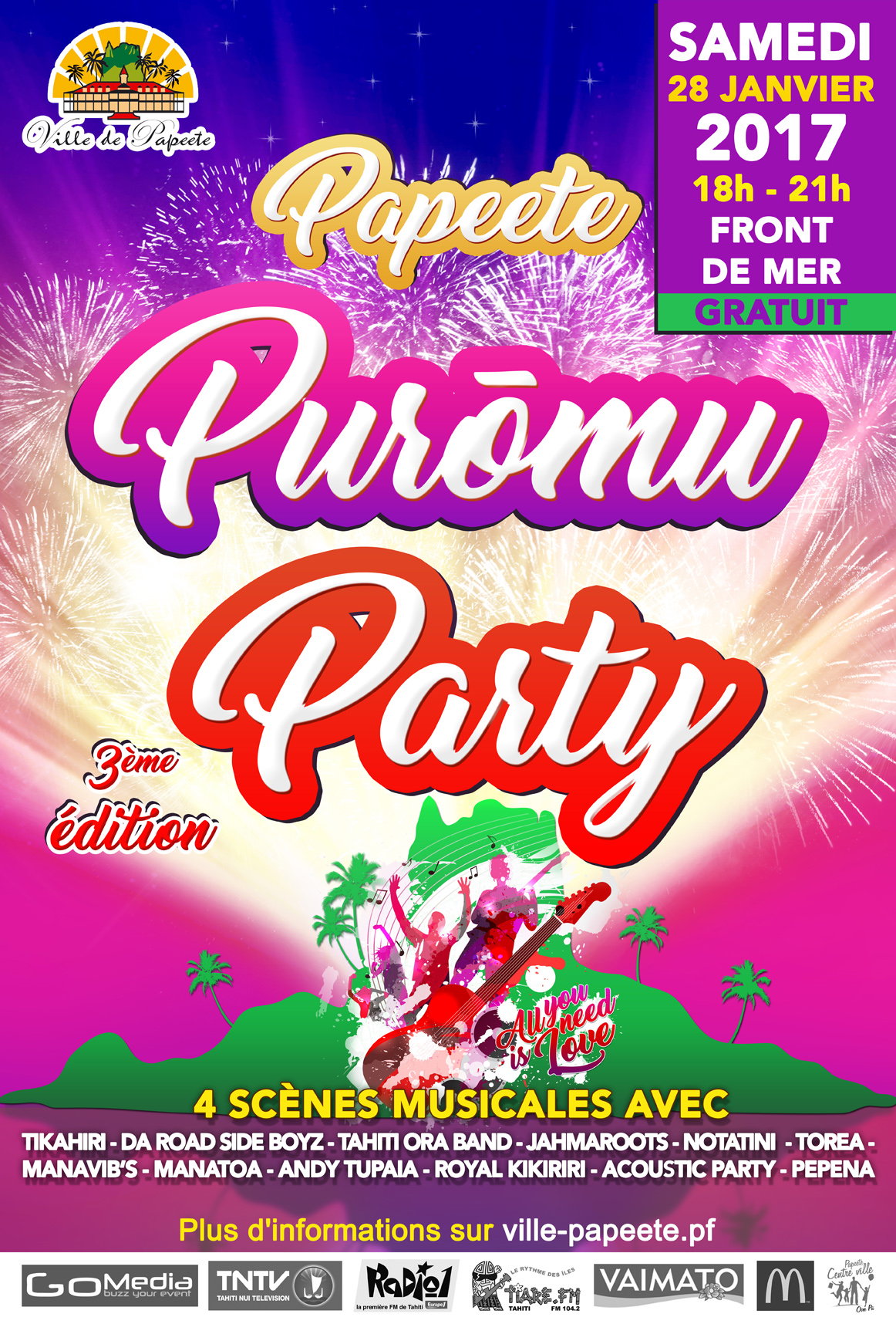 La 3ème édition de la "Purōmu Party" se fera le 28 janvier
