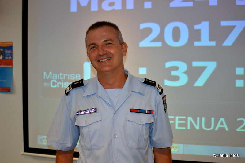 colonel Christophe Veuille, commandant en second de la gendarmerie en Polynésie française