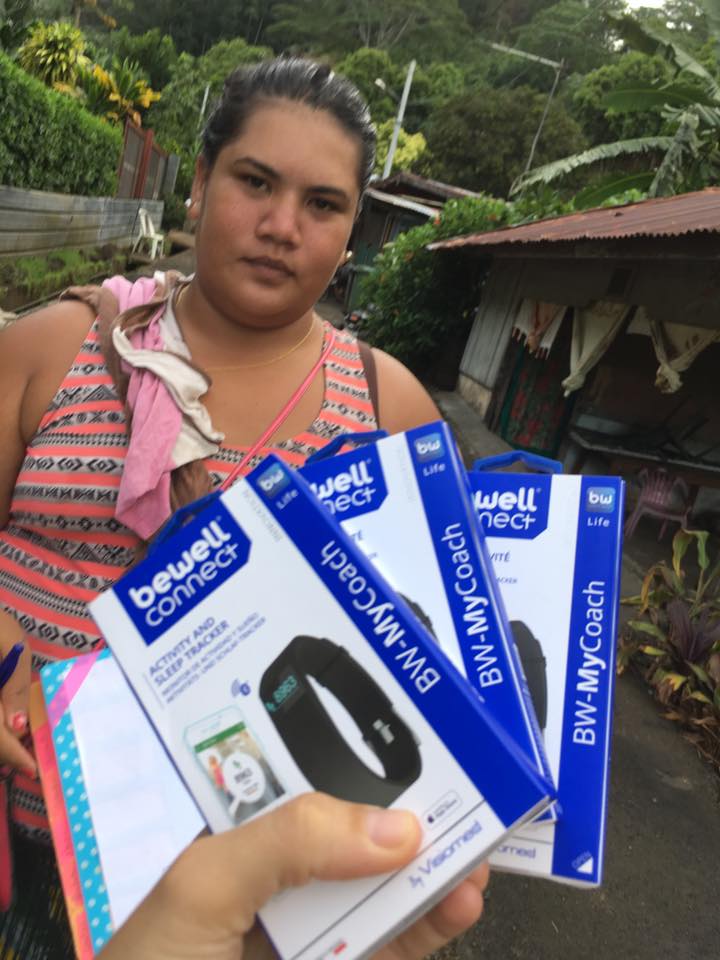 Odile est une des participantes les plus motivées (crédit photo : Facebook Bouge pour ta santé)