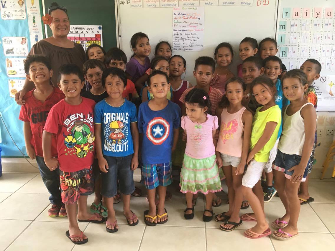 Sinistrés de Tahiti : les enfants de Tubuai solidaires
