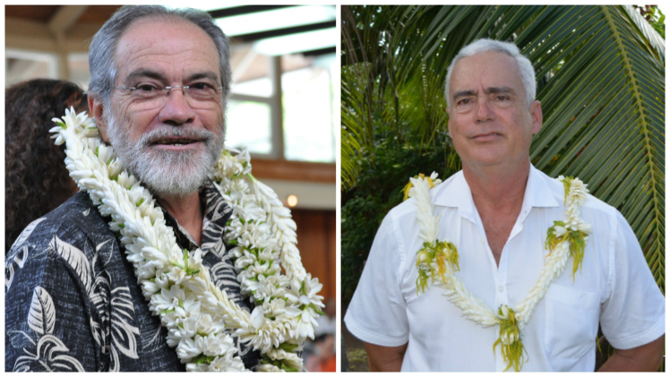 Leader de l'alliance "sudiste" au sein de Secosud, Jacqui Drollet fait les frais de sa mésalliance avec Henri Flohr.  Anthony Jamet peut retrouver le sourire. (Photo : Jacqui Drollet et Anthony Jamet).