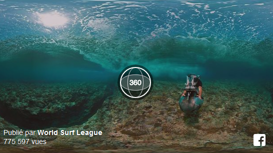 La vague de Teahupoo en vidéo 360 degrés : une vidéo bluffante