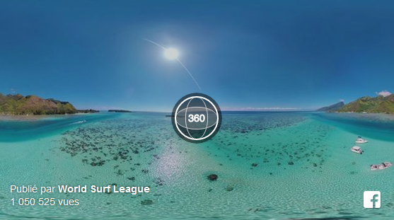 Le lagon de Moorea filmé à 360 degrés