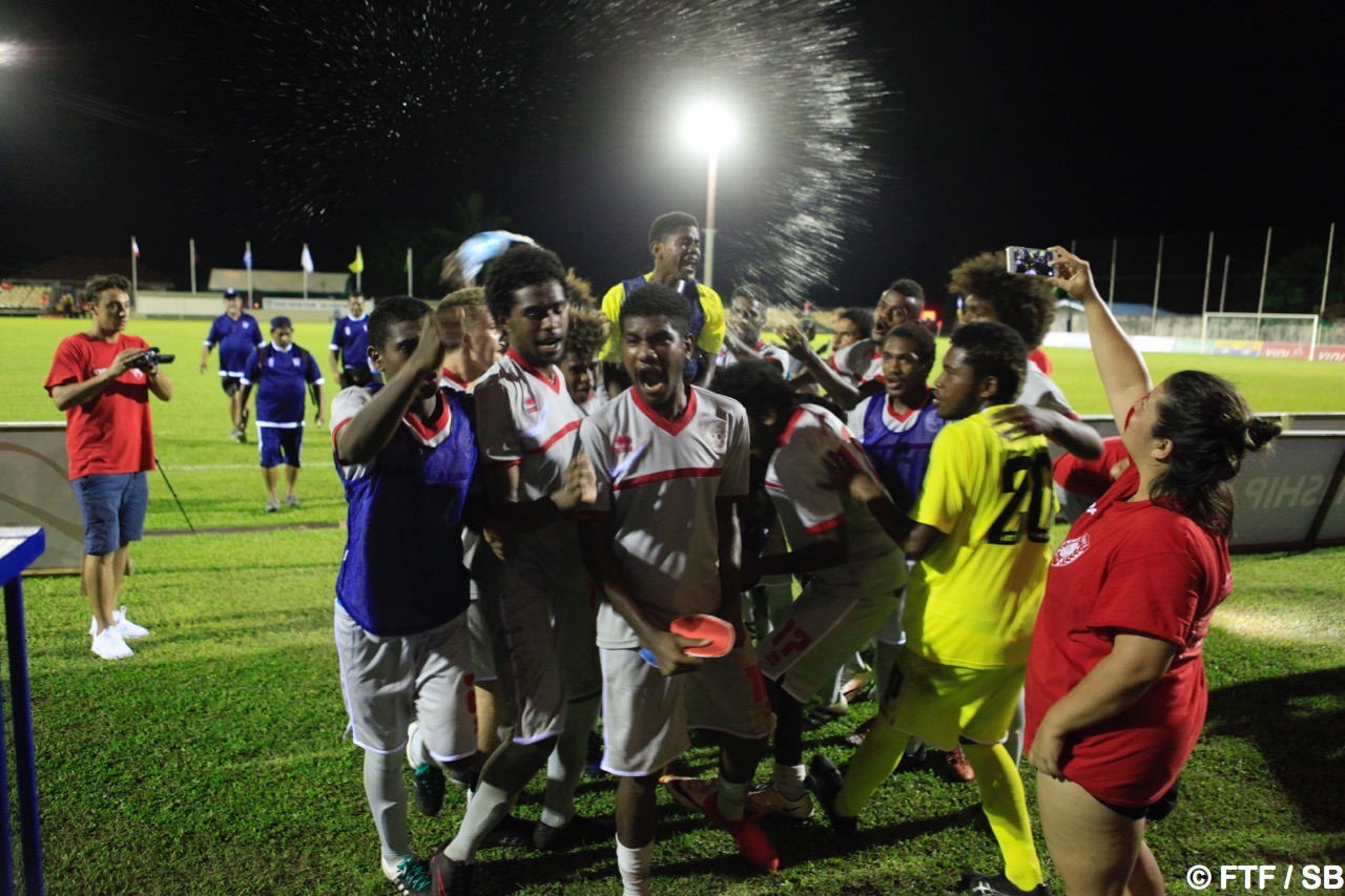 Les Calédoniens ont exulté comme s'il avaient remporté le tournoi