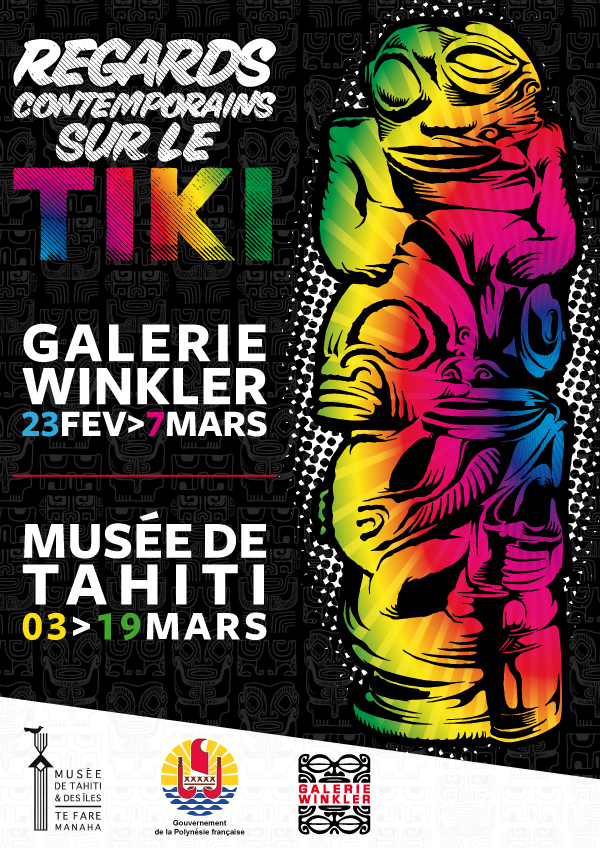 "Regards contemporains sur le tiki" de nos artistes polynésiens
