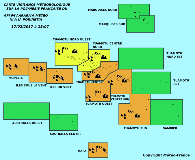 De fortes précipitations menacent encore le fenua ce week-end