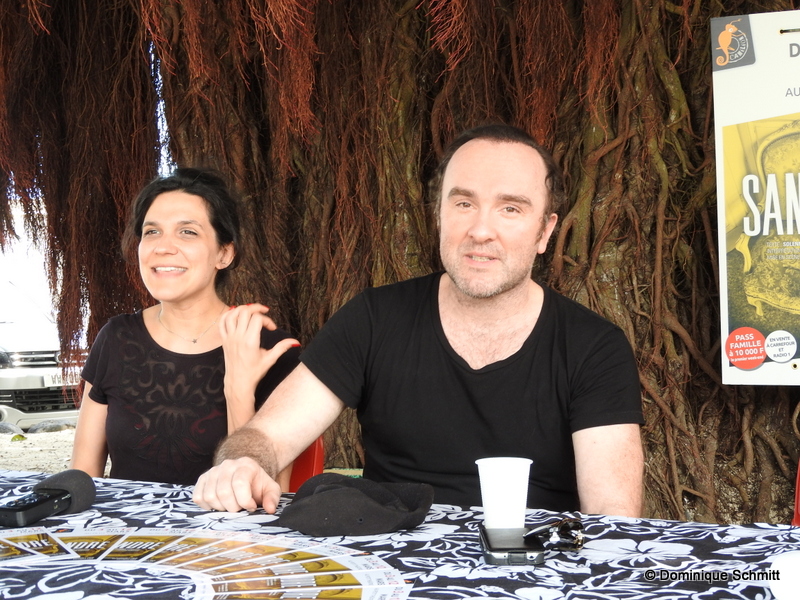 L'auteur Solenn Denis et le comédien Erwan Daouphars affichent une belle complicité.