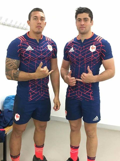 Teiva et François lors du stage de détection en équipe de France