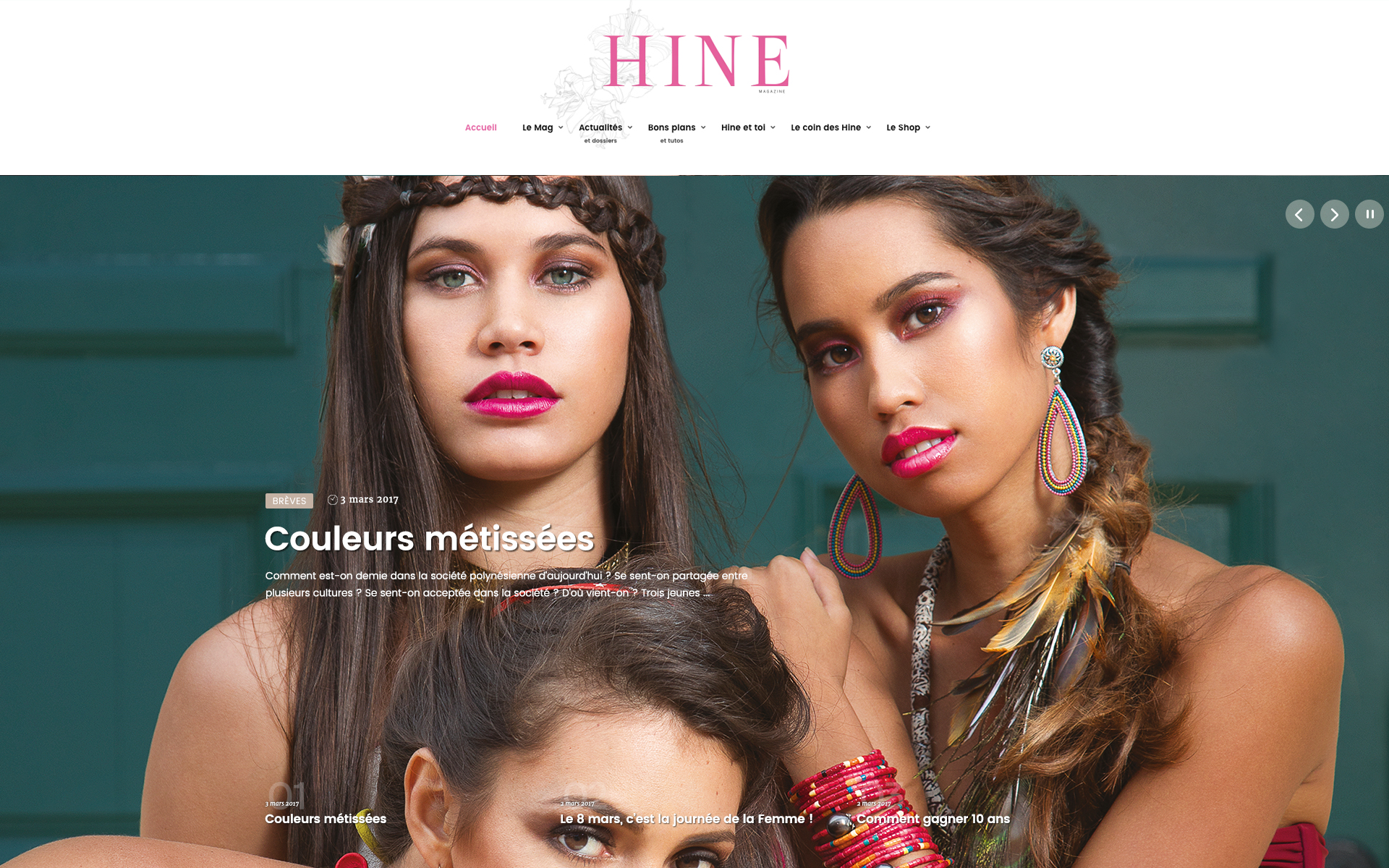 Le nouveau Hine magazine est en vente 