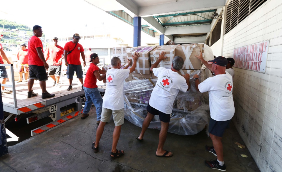 Intempéries : 11 461 kilos de dons de métropole sont arrivés