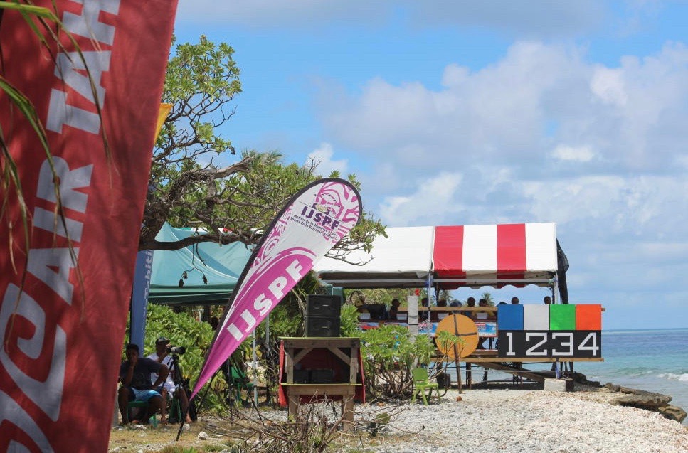 La fédération tahitienne de surf proposait cet évènement avec le soutien de différents partenaires