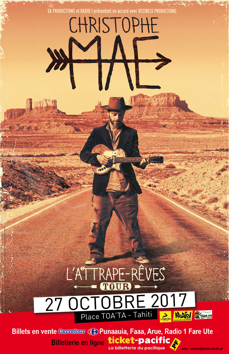 Dix ans après son premier opus, l'artiste français est de retour avec "L'attrape-rêves" qu'il présentera à Tahiti dans le cadre d'une grande tournée.