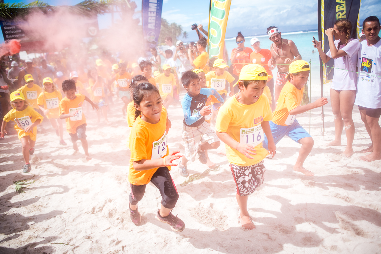 La course pour les enfants est gratuite. Les parents pourront courir avec leurs enfants.