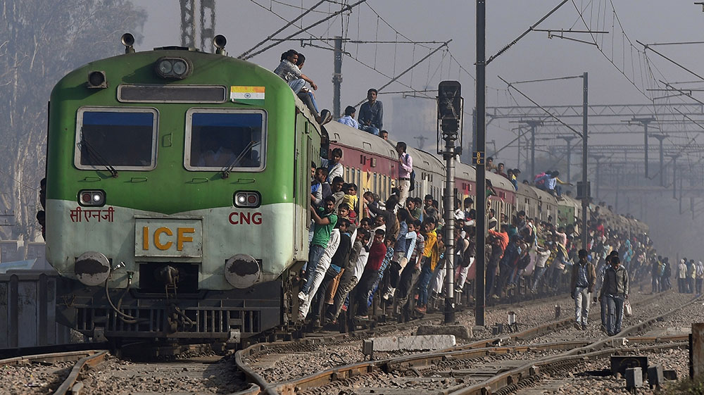 Un fermier indien reçoit un train en dédommagement