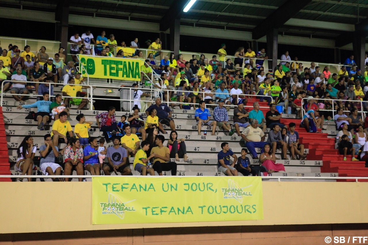 Les supporters de Tefana étaient ravis