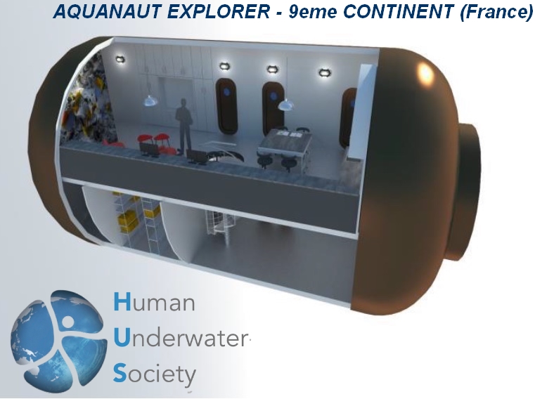 Le prix indépendant va à Aquanaut Explorer de l’association 9ème continent. Cette maison sous-marine est également un exemple écologique.