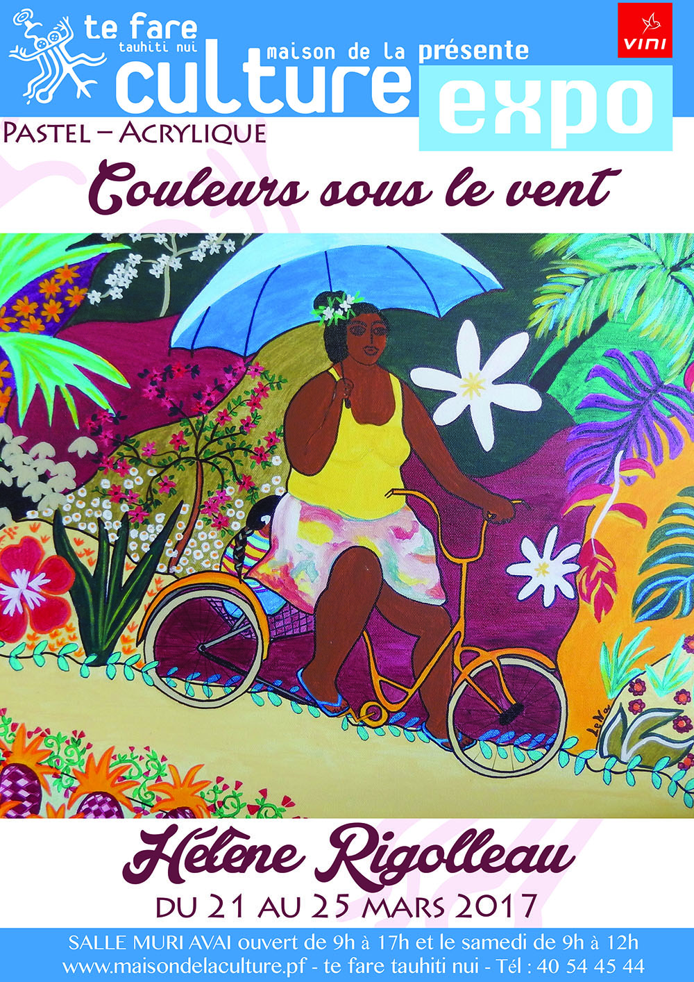 Exposition "Couleurs sous le vent" d'Hélène Rigolleau