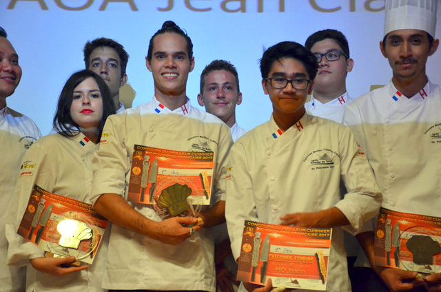 Concours du meilleur cuisinier de Polynésie : Jean-Claude Tekuataoa et Jason Ho remportent le 1er prix