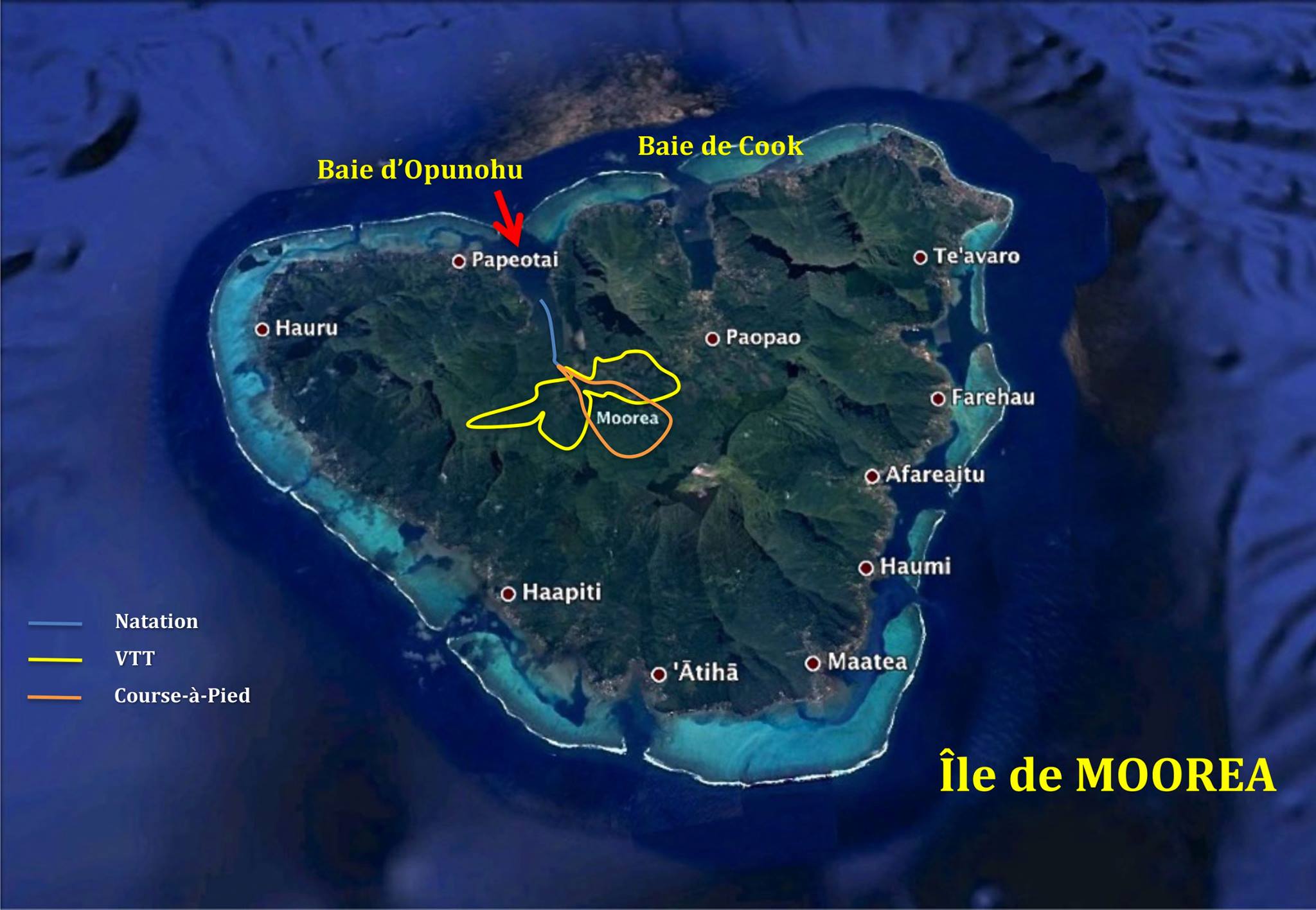 Deux jours de compétition entre Moorea et Tahiti...