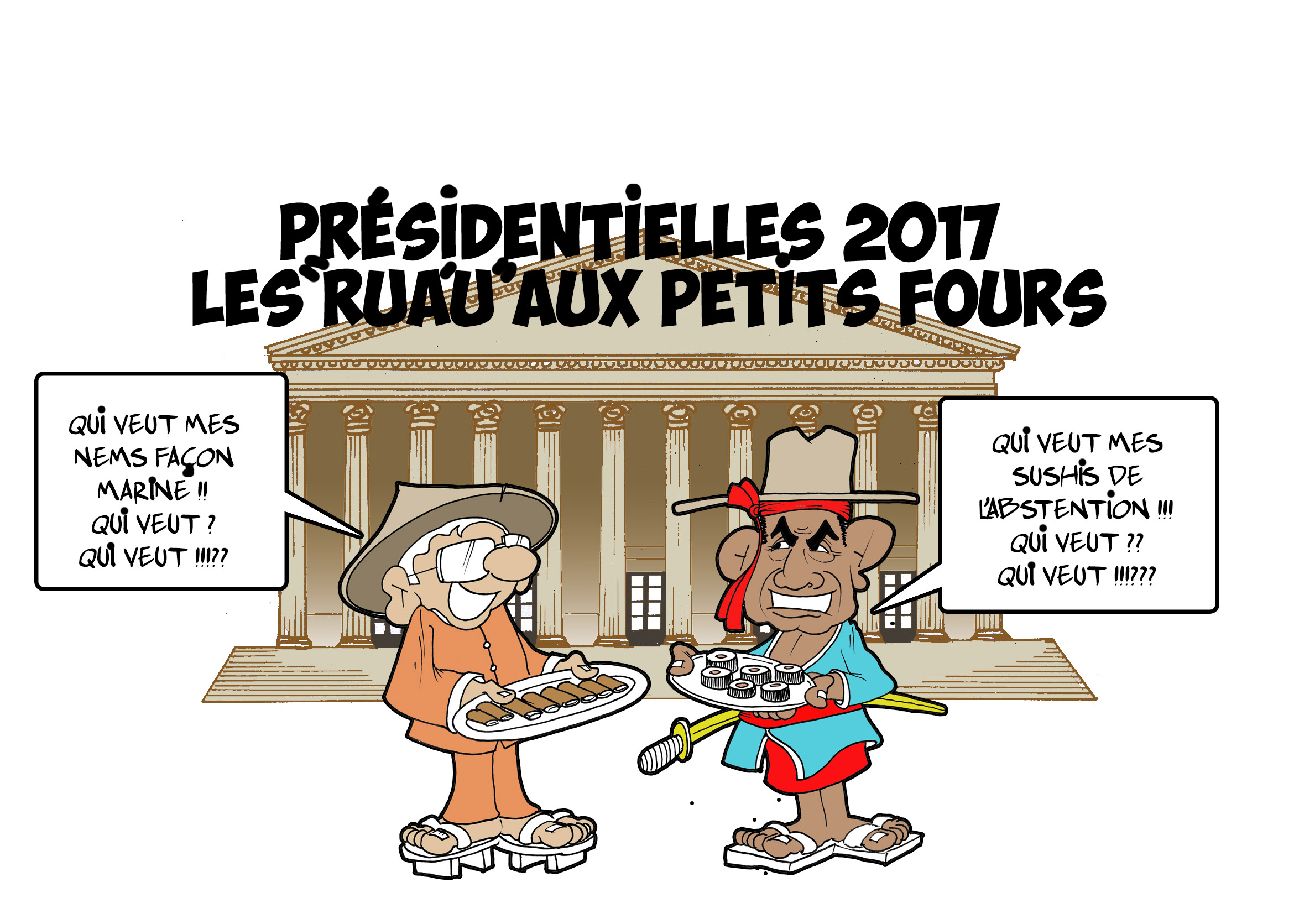 " Les «rua'u» aux petits fours " par Munoz