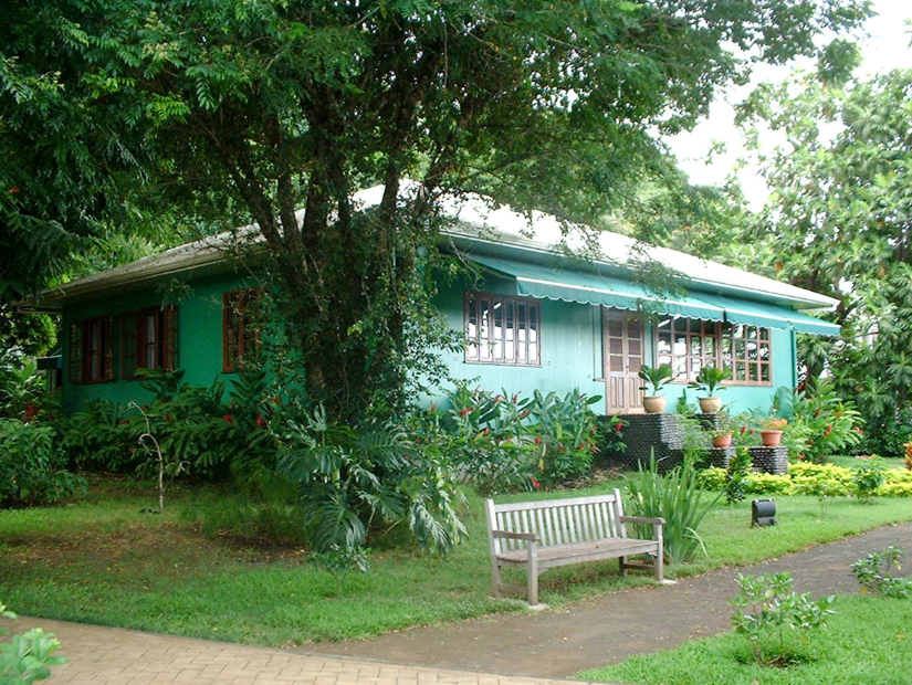 La maison James Norman Hall en 2002, transformé en musée. Photo Tahiti Heritage