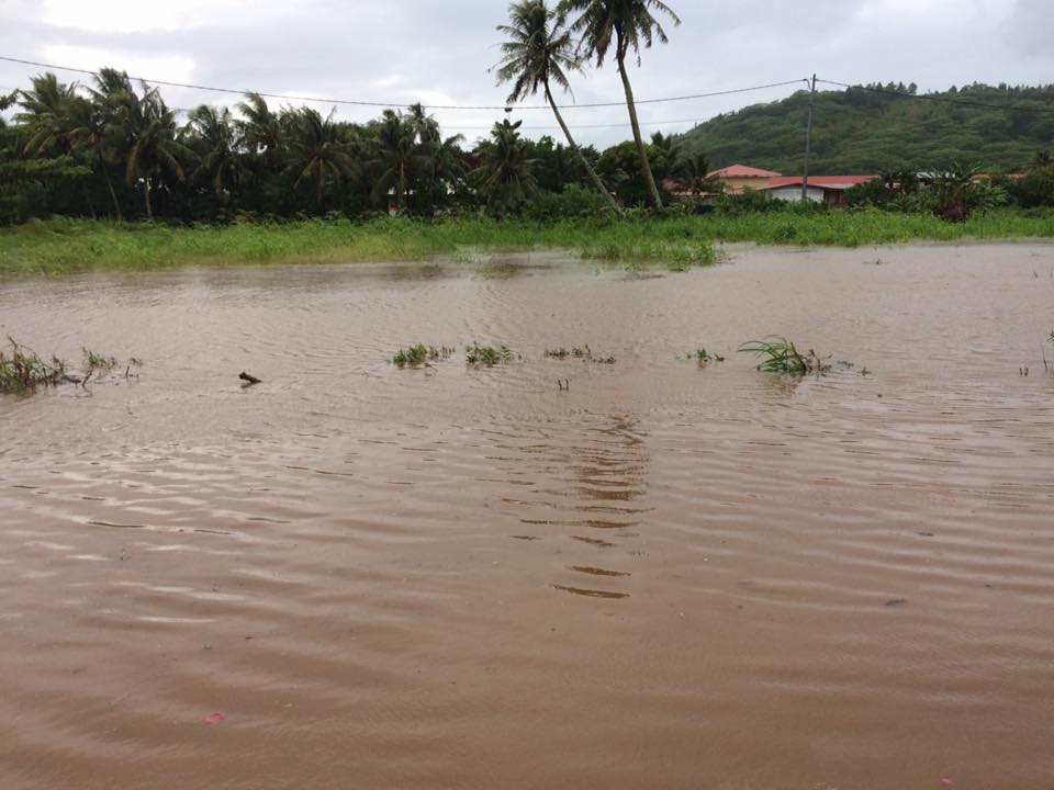 À Tubuai, des inondations ont été constatées également.
