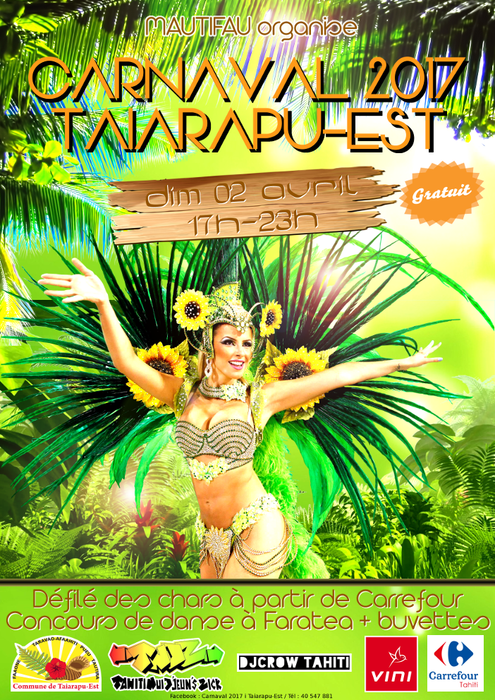 Taiarapu Est : report du carnaval au mercredi 5 avril