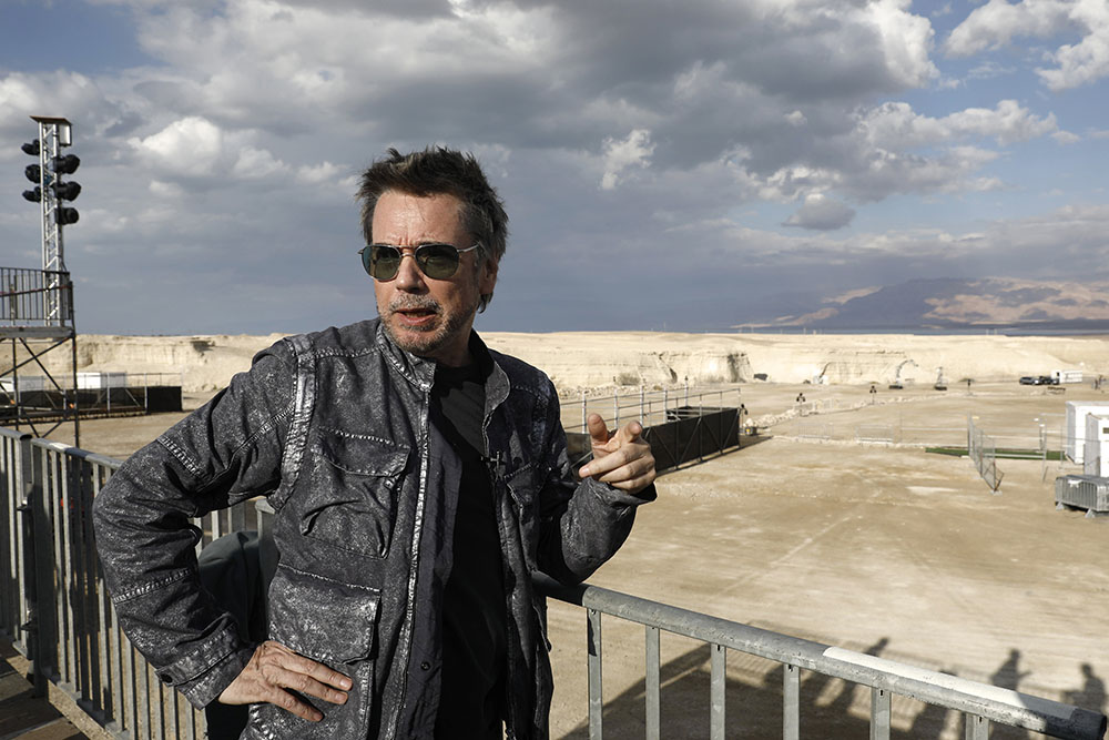 Jarre en concert pour la mer Morte et la résistance à "tous les Trump du monde"