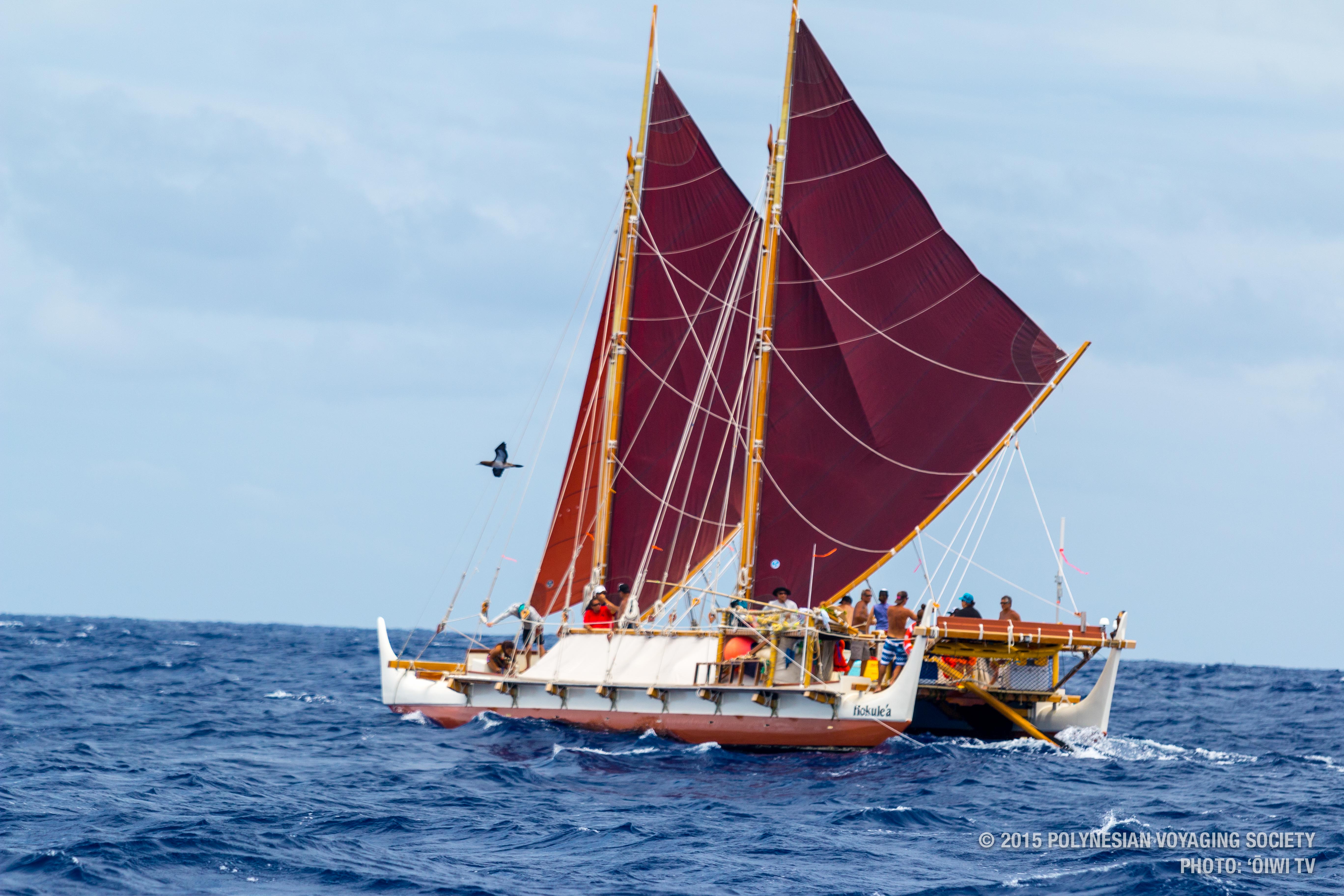 Après trois ans de voyage et près de 150 escales à travers le monde, la pirogue Hōkūle‘a est attendu le 14 avril au matin en baie de Matavai.