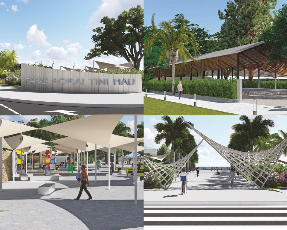 Parc paysager de Aorai Tini Hau : un ambitieux projet architectural