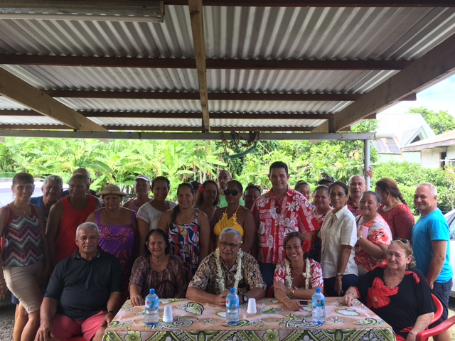 Nicole Sanquer a présenté jeudi matin le comité qui fera campagne pour elle à Paea.