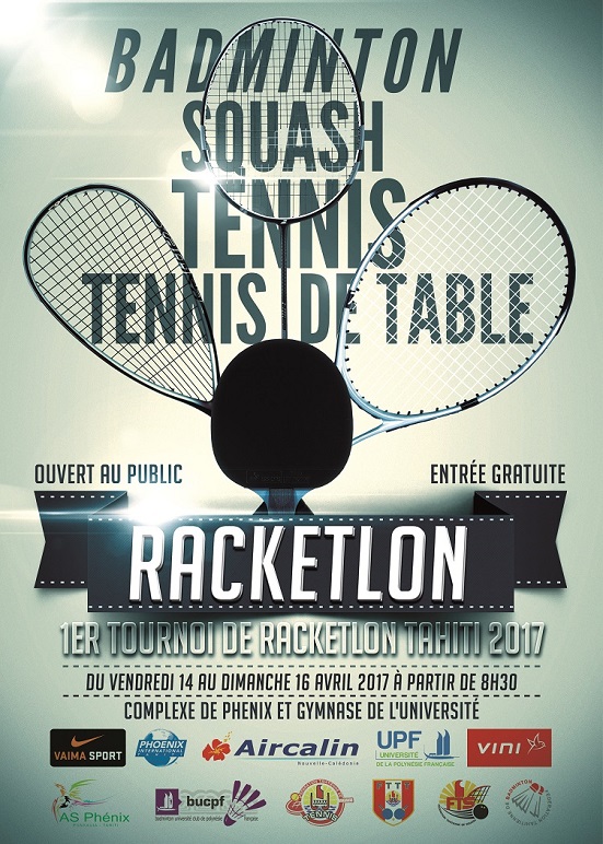 Tirage au sort effectué pour le Racketlon
