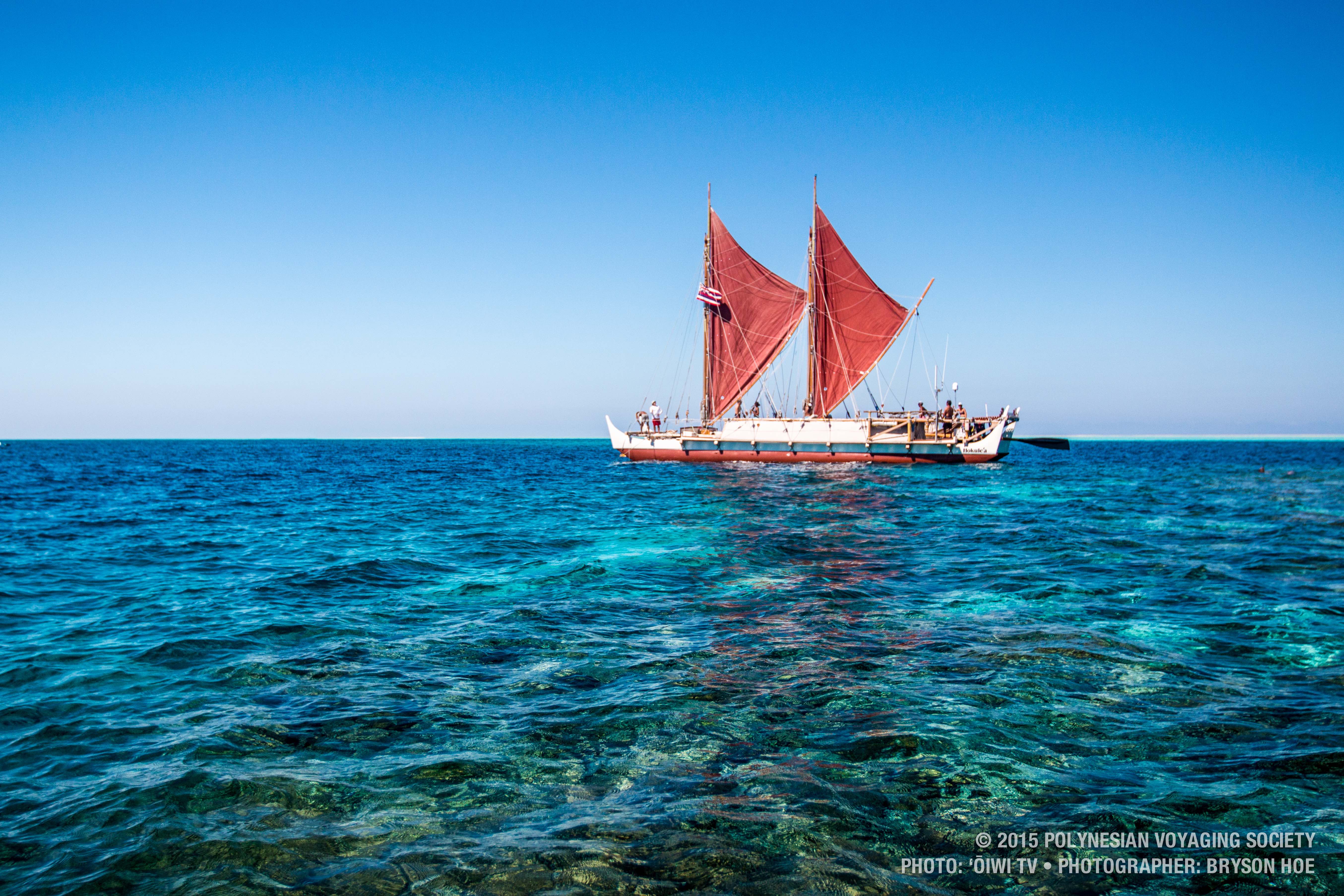 Une grande manifestation est prévue demain à Mahina, pour l'arrivée de la pirogue double Hokule'a.