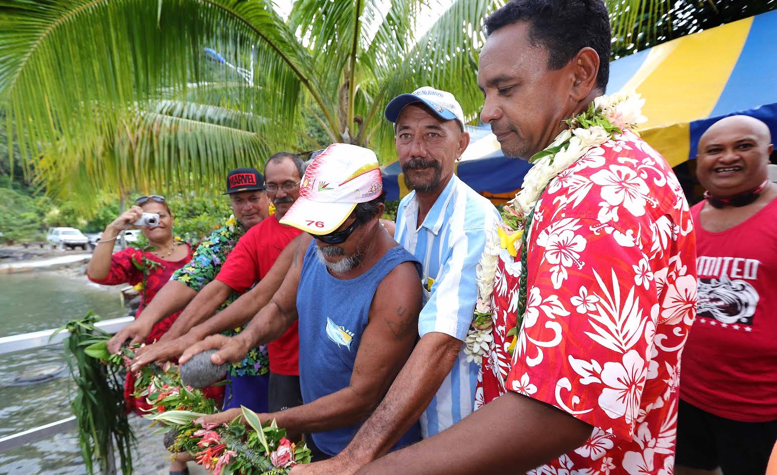 Papara  : nouveaux aménagements sur le site public du « Petit Mousse »