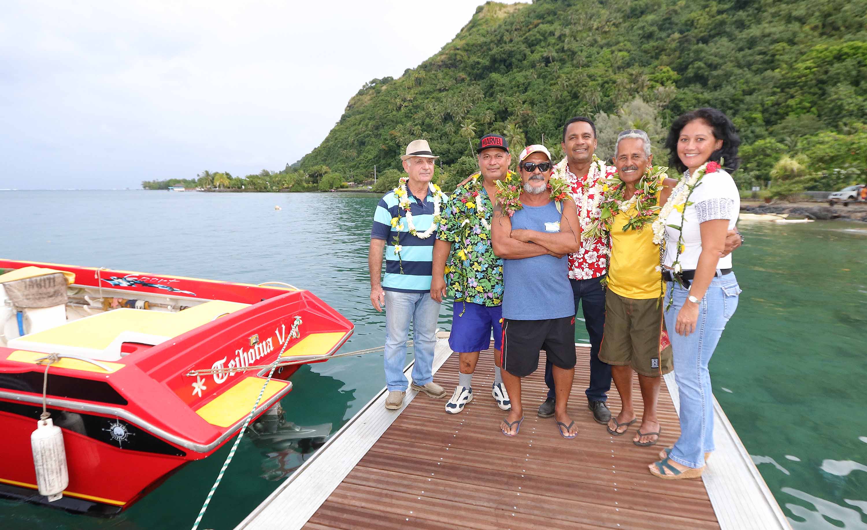 Papara  : nouveaux aménagements sur le site public du « Petit Mousse »