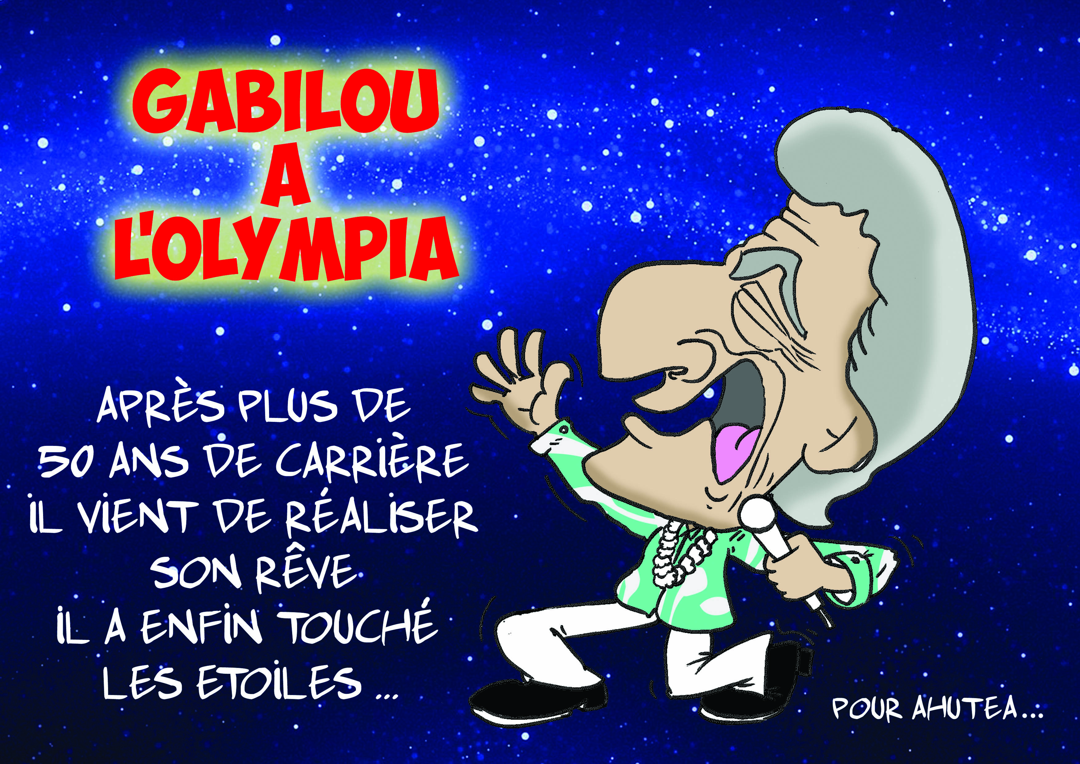 " Gabilou à l'Olympia " par Munoz