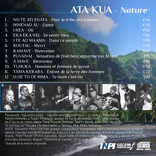 Ata kua, le nouvel album de Takanini