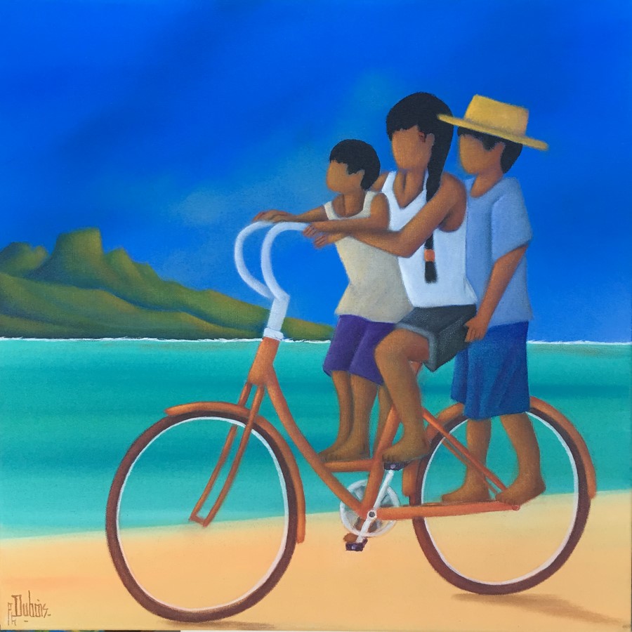 "Une joyeuse balade" (50x50)