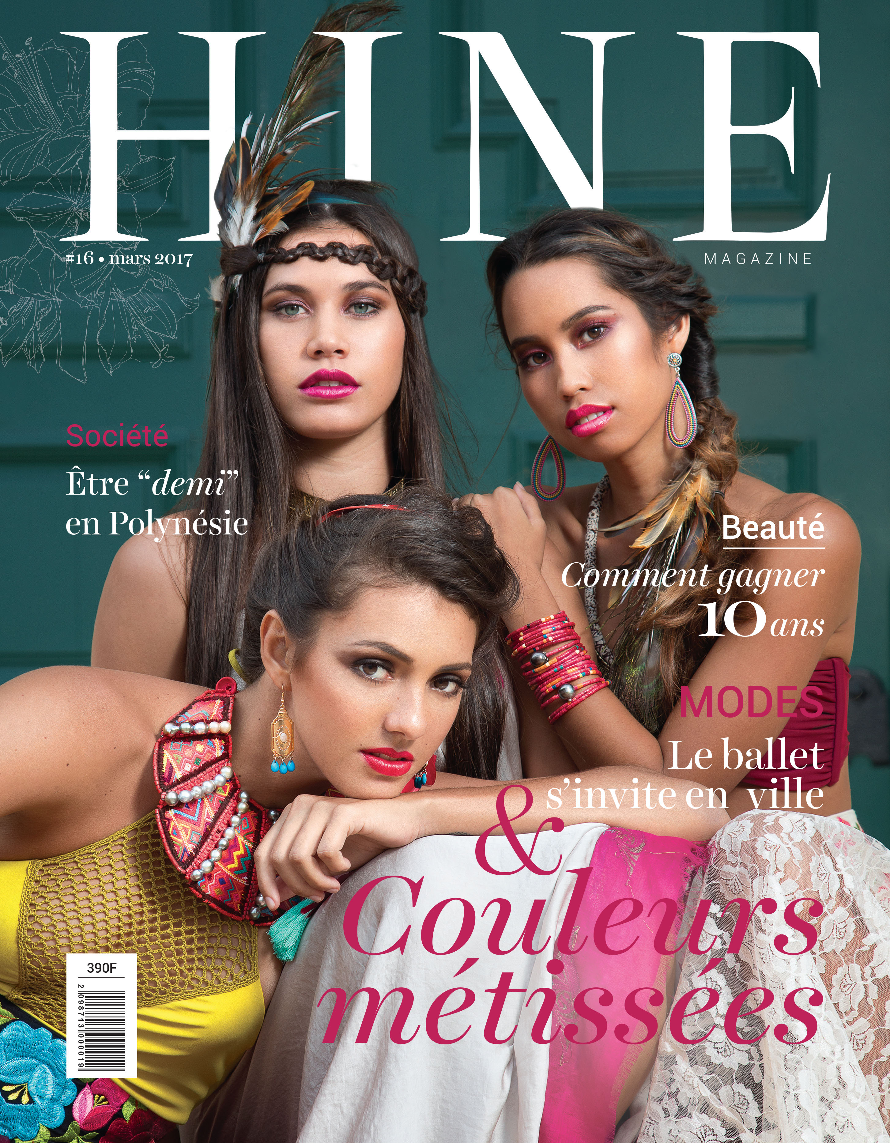 Ravahere et Hereata, qui ont fait la Une de Hine en mars dernier, seront vos modèles pour le shooting photo organisé par le magazine féminin.
