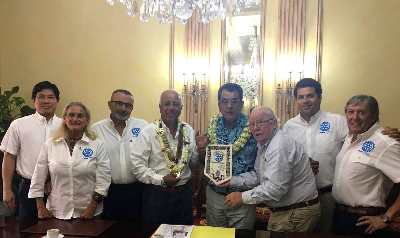 Fritch reçoit le Rotary