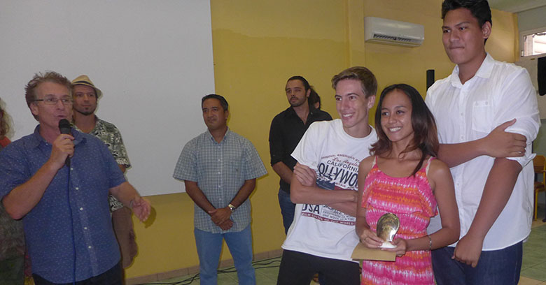 1er Prix film Behind réalisé par Marc Pidou de 1ère Design et Arts Appliqués. Crédit : Jacques Melix.