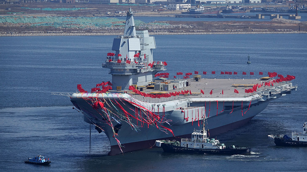 La Chine lance un 2e porte-avions à l'appui de sa puissance