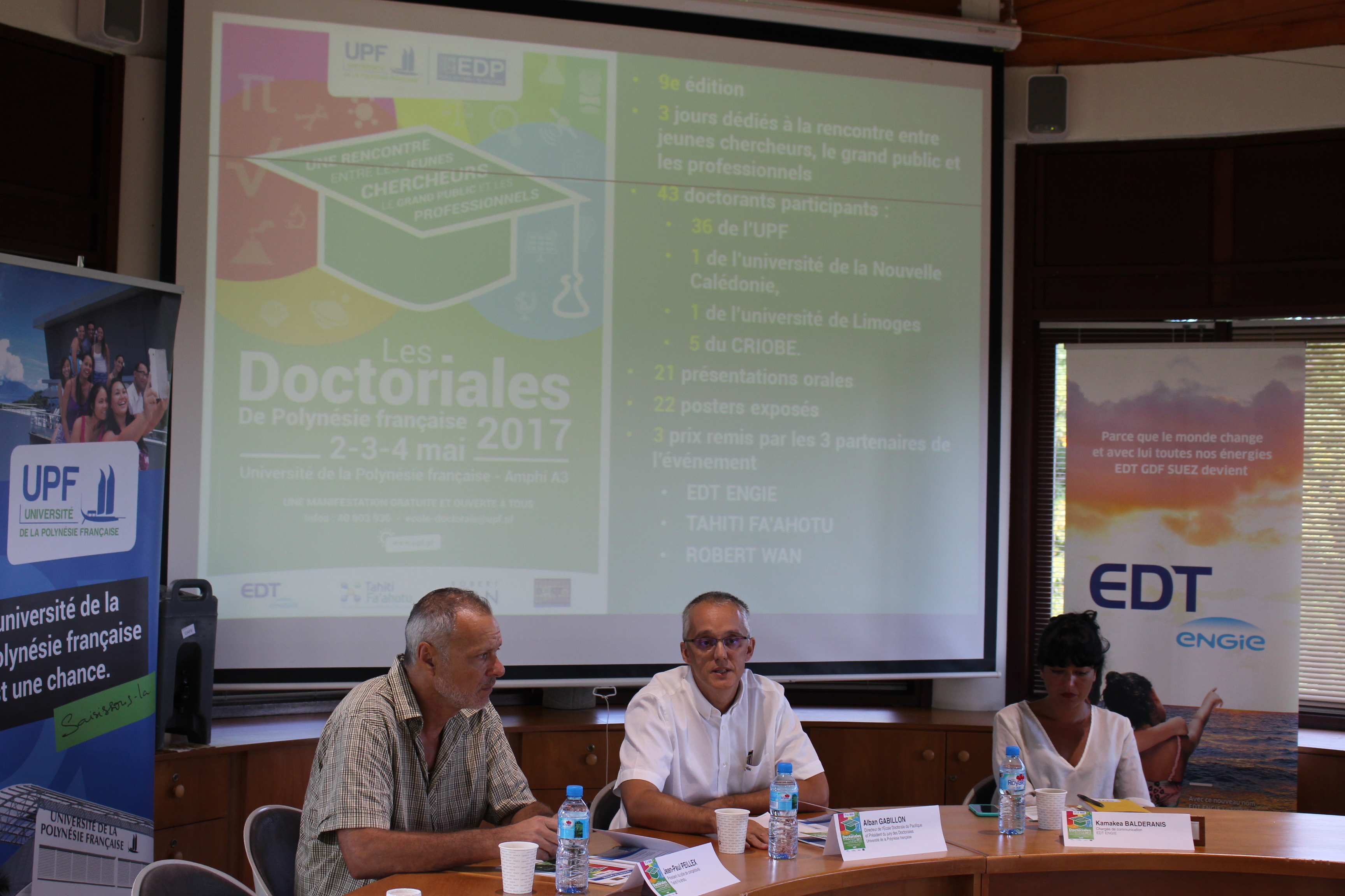 En 2017 les Doctoriales s'ouvrent à tous les doctorants de Polynésie