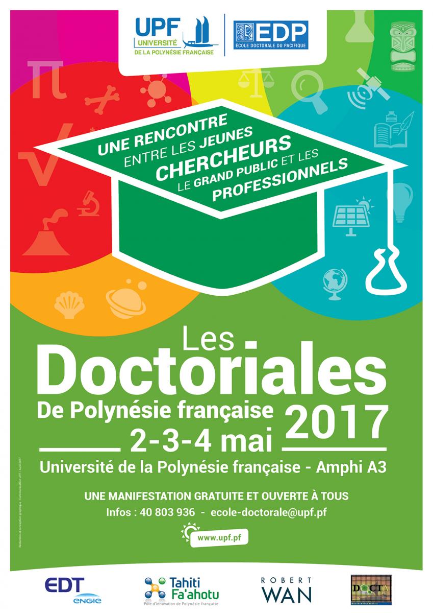 En 2017 les Doctoriales s'ouvrent à tous les doctorants de Polynésie